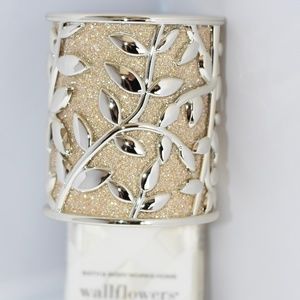 NEW Bath & Body Works Wallflower Plug Golden Shimmer Glitter Floral Vines